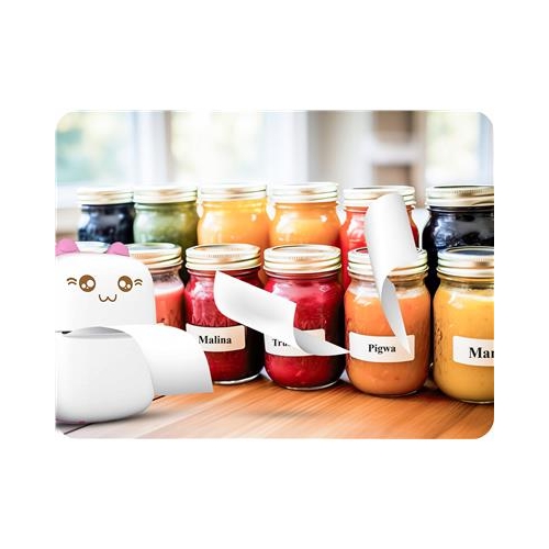 Mini drukarka termiczna Drukuś Różowa Bluetooth-36387