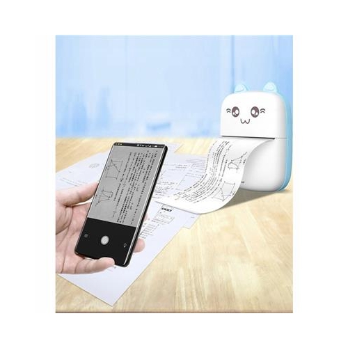 Mini drukarka termiczna Drukuś Niebieska Bluetooth-36392
