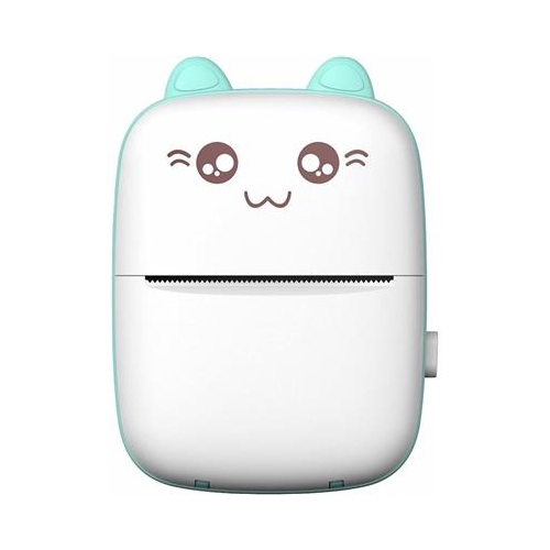 Mini drukarka termiczna Drukuś Niebieska Bluetooth