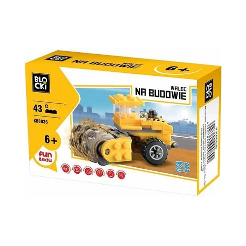 Klocki Blocki Budowa 43e WALEC na budowie AUTO