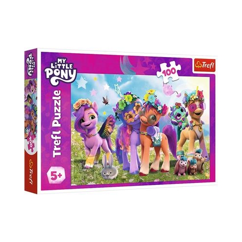 Puzzle TREFL 100 Zabawa w kucyki