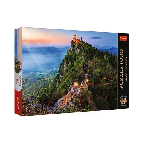 Puzzle TREFL Premium 1000 Wieża Cesta, San Marino