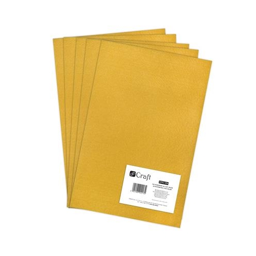 Filc poliestrowy A4 Dp-Craft 5szt 004 Żółty