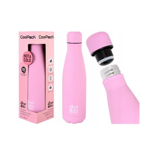 Bidon metalowy termos Coolpack 500ml Powder Pink