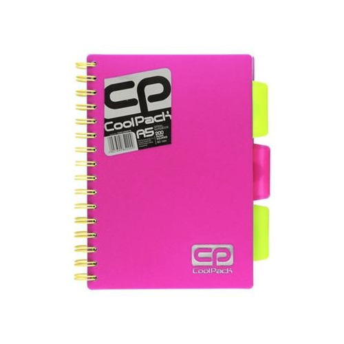 Kołozeszyt Coolpack PP A5/100 Neon Pink