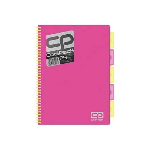 Kołozeszyt Coolpack PP A4/100 Neon Pink