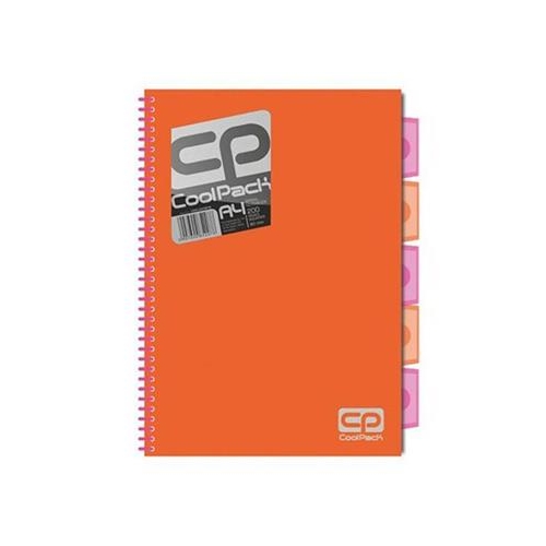 Kołozeszyt Coolpack PP A4/100 Neon Orange