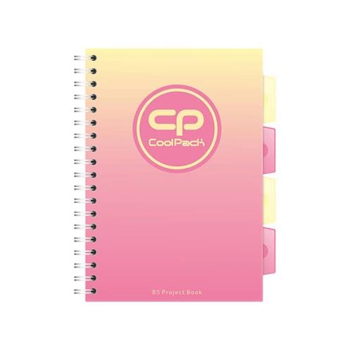 Kołozeszyt CoolPack B5/100 Gradient Peach