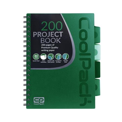 Kołozeszyt CoolPack B5/100 Green-37029