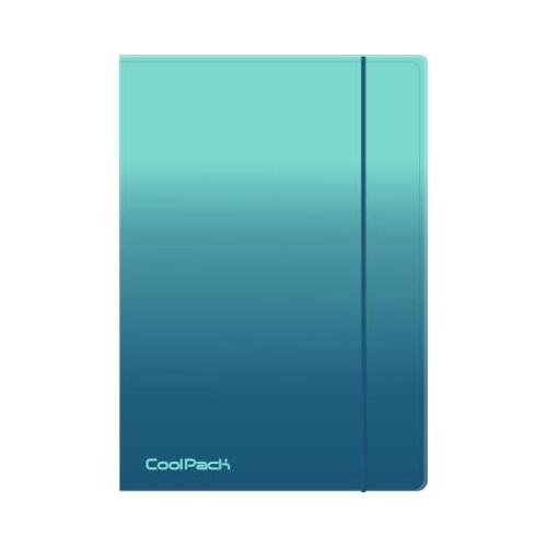 Teczka PP na gumkę A4 Gradient Blue Lagoon