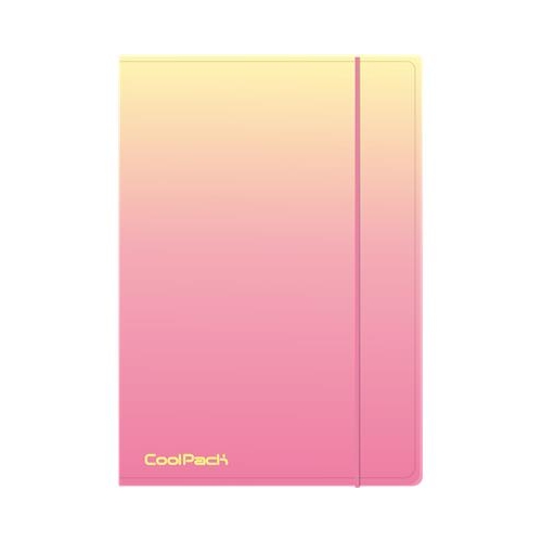 Teczka PP na gumkę A4 Gradient Peach