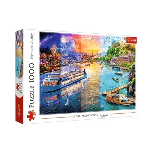 Puzzle TREFL 1000 Rejs po rzece