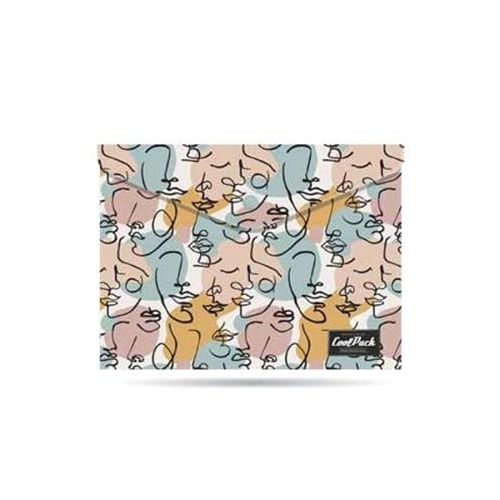 Teczka kopertowa Coolpack A4 zatrzask Art Deco