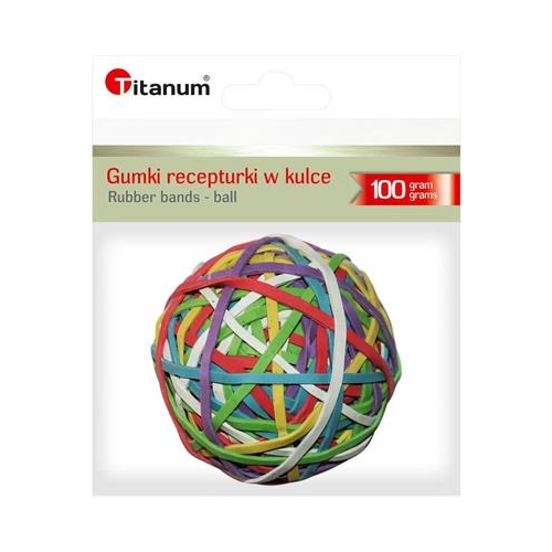 Gumki recepturki w kulce 110G Titanum