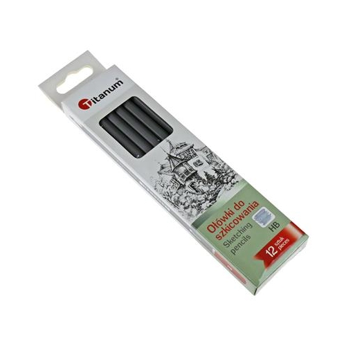 Ołówek techniczny Titanum HB     12 sztuk
