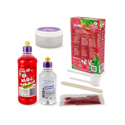 Zestaw do robienia glutów Tuban Slime Truskawka XL