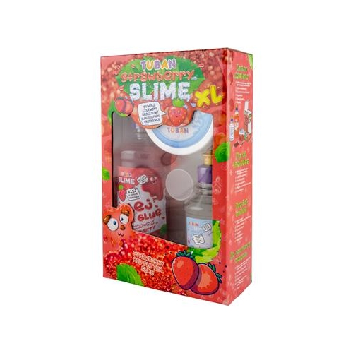 Zestaw do robienia glutów Tuban Slime Truskawka XL-37322