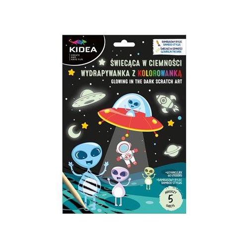 Wydrapywanka świecąca w ciemności Kidea Kosmos