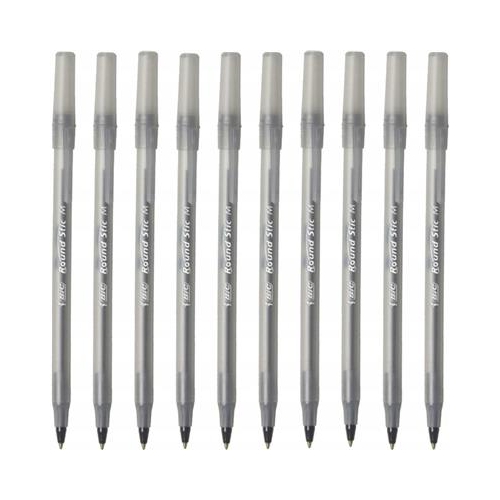 Długopis BIC Round Stic Czarny     10 sztuk