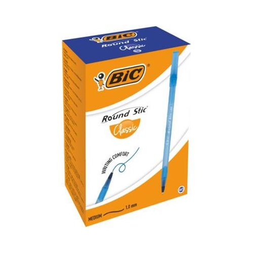 Długopis BIC Round Stic Niebieski     60 sztuk