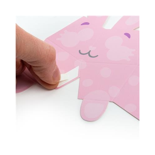 Figurki 3D z naklejkami Zwierzaki różowe Kidea -37345