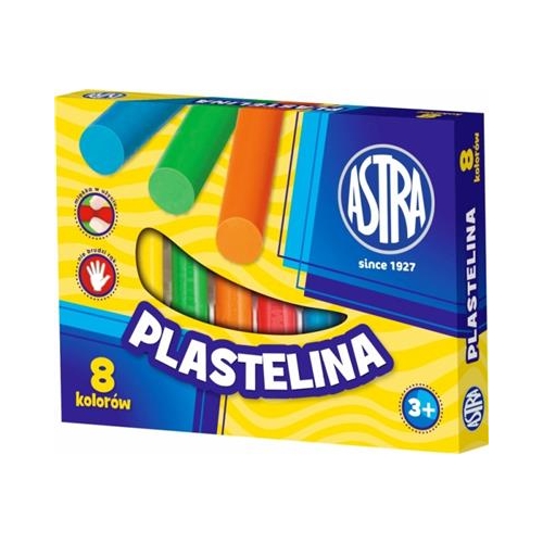Plastelina ASTRA 8 kolorów