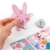 Figurki 3D z naklejkami Zwierzaki różowe Kidea -37348