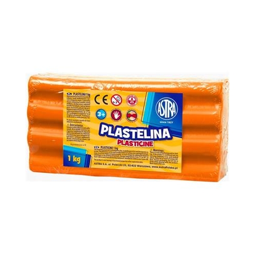Plastelina ASTRA 1kg Pomarańczowa