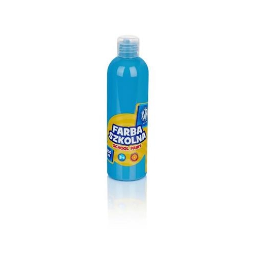 Farba plakatowa szkolna 250ml Niebieska