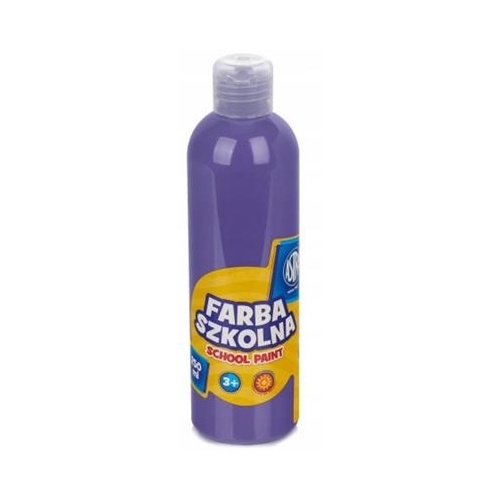 Farba plakatowa szkolna 250ml Fioletowa