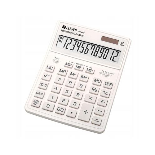 Kalkulator biurowy Eleven SDC-444XR Biały