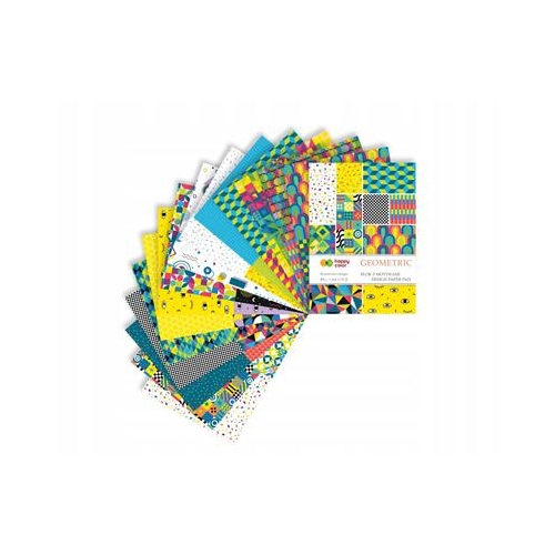Blok z motywami A4 80g Geometric 15 arkuszy