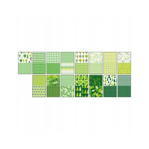 Blok z motywami A4 80g Green 15 arkuszy-37470