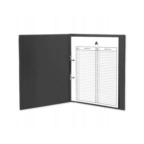 Segregator Vaupe Akta osobowe A4 2R 2cm Czarny-37497