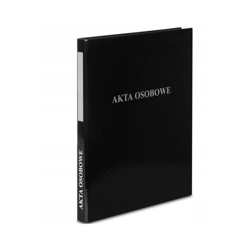 Segregator Vaupe Akta osobowe A4 2R 2cm Czarny