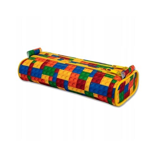Piórnik płaska tuba Warta klocki Lego