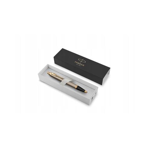 Długopis Paker IM Brushed Metal złoto-srebrny-37578
