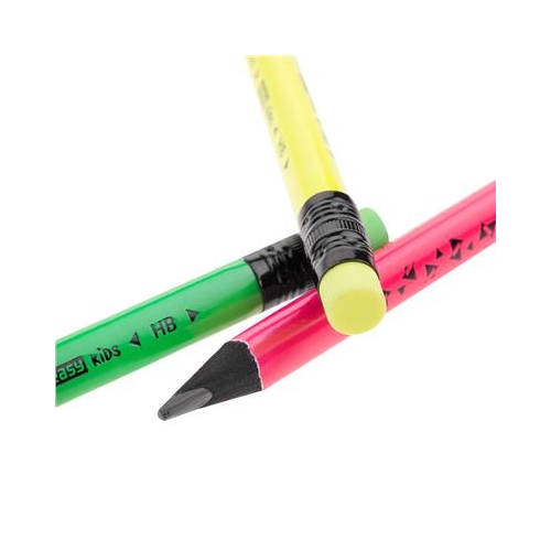 Ołówek Easy Kids Jumbo gruby fluo HB Neonowy-37620