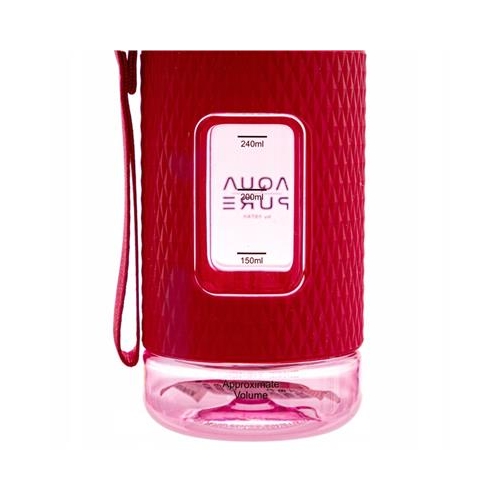 Bidon AQUA PURE by ASTRA 400ml - neon pink-37632