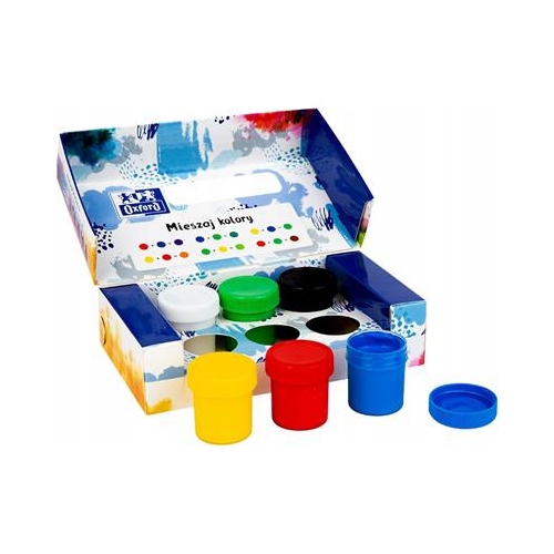 Farby plakatowe 20ml Oxford 6 kolorów-37685