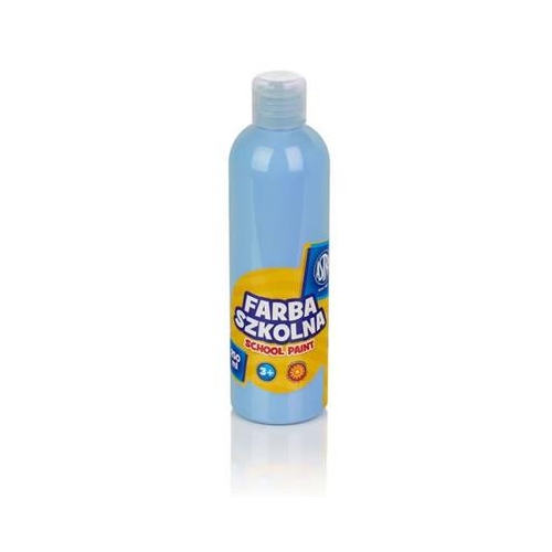 Farba plakatowa szkolna 250ml Błękitna
