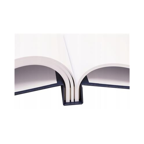 Kronika pionowa Warta 25x34,5cm Czarna złocona-37716