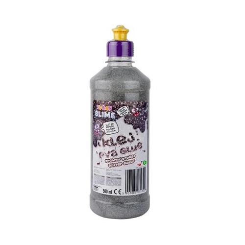 Klej do slime PVA Tuban 500ml Brokatowy srebrny