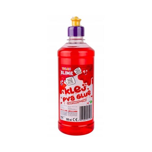 Klej do slime PVA Tuban 500ml Czerwony