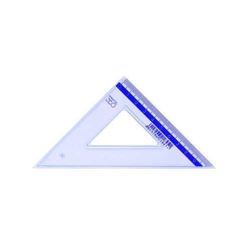 Ekierka Pratel 10cm 45 stopni długość skali 16cm