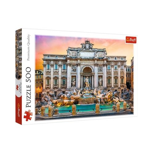 Puzzle TREFL 500 Fontanna di Trevi, Rzym 37292