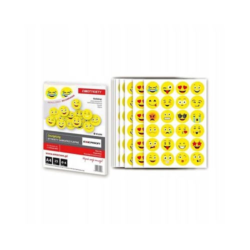 Emotykiety Etykiety Samoprzylepne Buźki naklejki