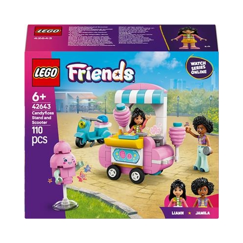 LEGO® 42643 Friends Stoisko z watą cukrową i skut