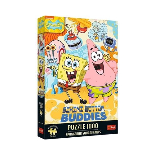 Puzzle TREFL Premium 1000 Spongebob Kanciastoporty