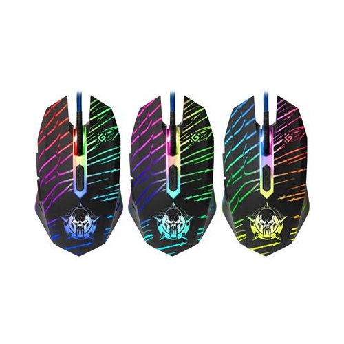 Mysz przewodowa Defender Dark Agent 12800dpi-38037